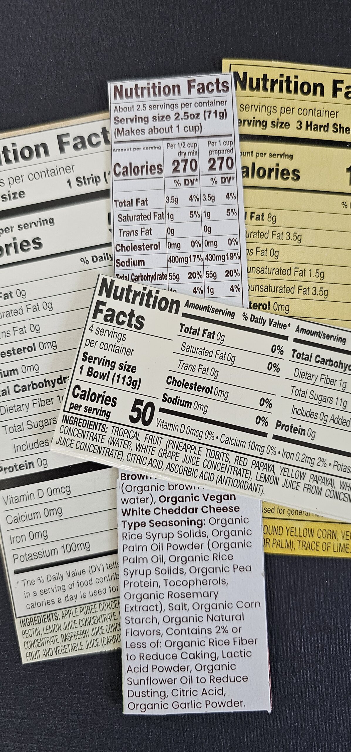 Reading Labels for Food Allergies